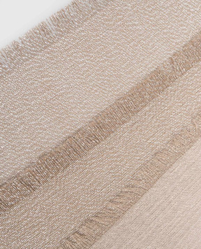 Peserico Сірий шарф з люрексом A31538C0CC752