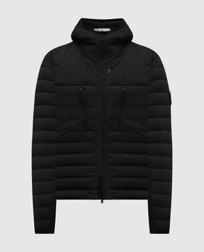 Stone Island Чорна пухова куртка з логотипом K2S154100020S0183