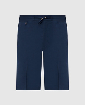 Stefano Ricci Сині шорти з вовни M1T6100331W0012U