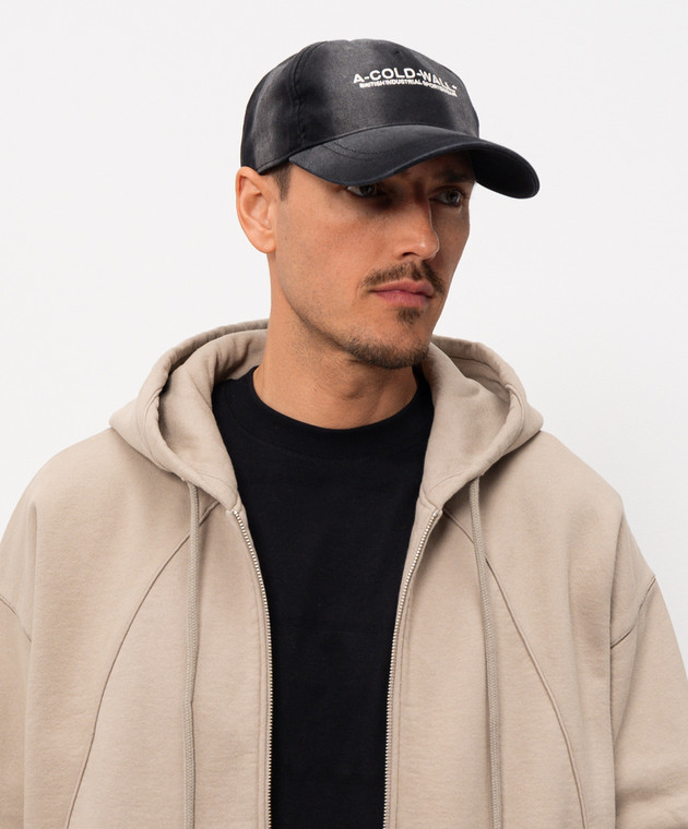 A Cold Wall Черная кепка с вышивкой логотипа ACWUA239 изображение 2