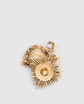 CelesteG Золотые серьги с фианитами 2217