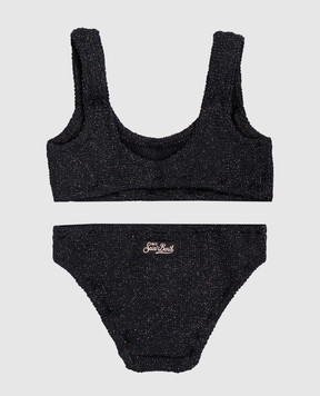 MC2 SAINT BARTH Дитячий чорний купальник Baker з люрексом BAK000200032L