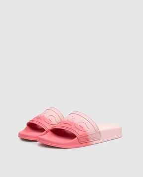 Dolce&Gabbana Дтячі рожеві слайдери DD0320A56312836