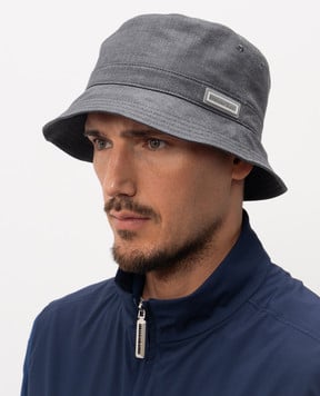 Stefano Ricci Серая панама с логотипом MCV6100240LW001Q