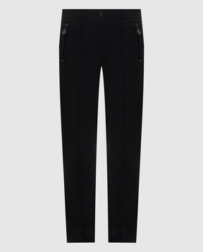 Moncler Grenoble Чорні утеплені штани з логотипом K20982A0000153064