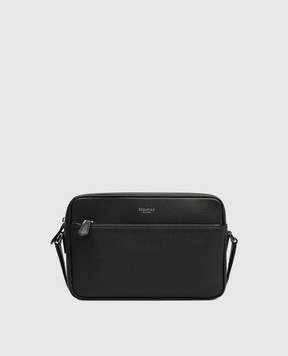 Serapian Синя шкіряна сумка  East West SRCMOMML735925A021