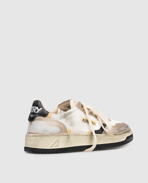 AUTRY Белые комбинированные кроссовки MEDALIST Super Vintage A1UNAVLWMS09