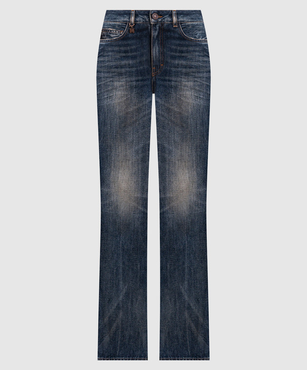 AMIRI Синие джинсы с винтажным эффектом AW426JE006