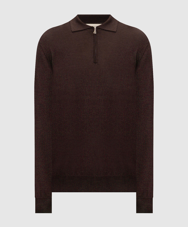 Cashmere&Whiskey Коричневое поло 474Z