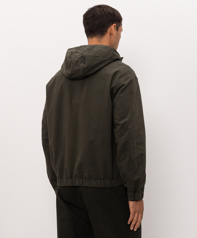 Stone Island Куртка цвета хаки с патчем логотипа L2S151200011S0211 изображение 4