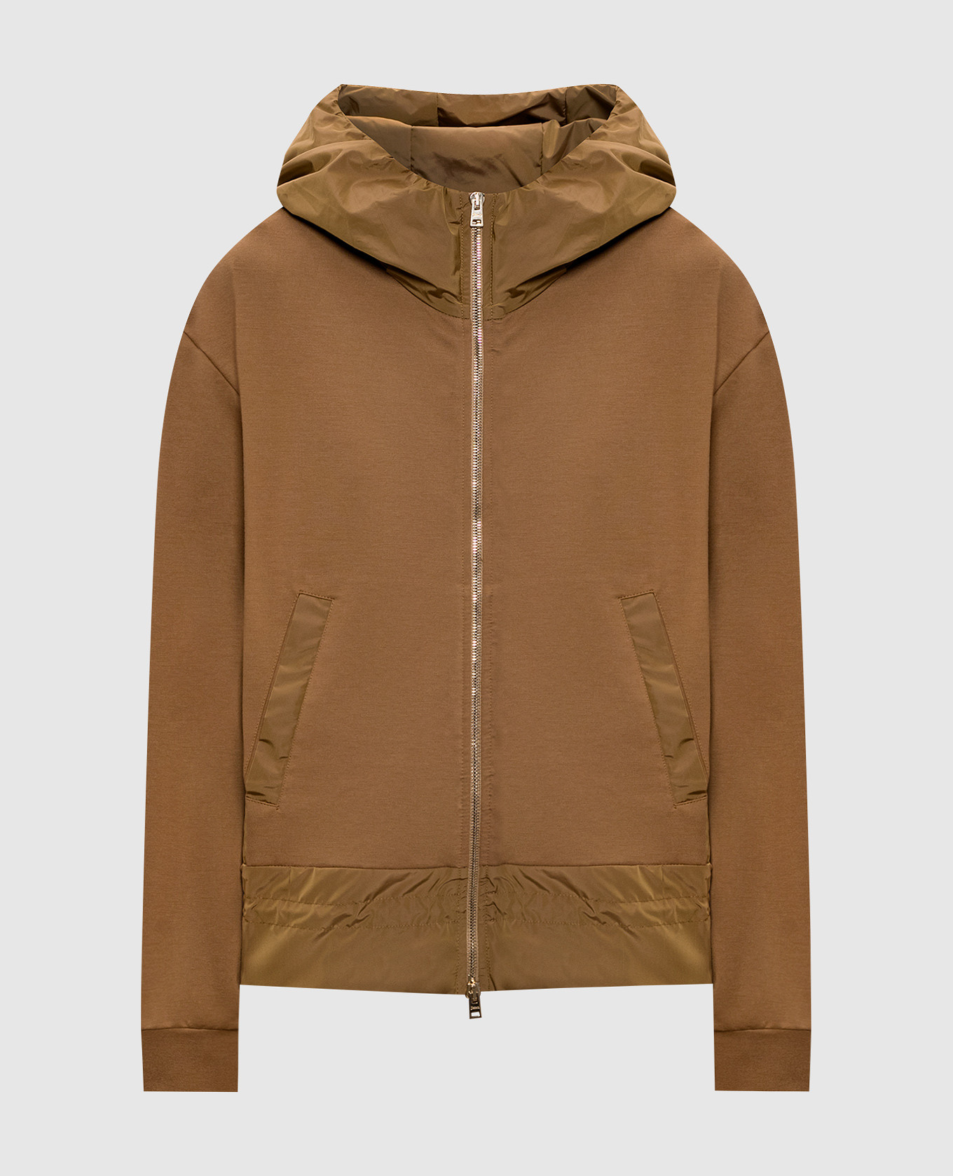 Коричневая спортивная куртка