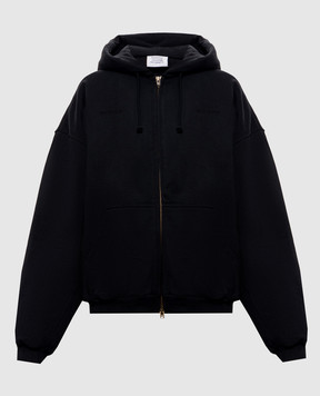 Vetements Черная спортивная куртка с вышивкой логотипа MH27BJ170Bw