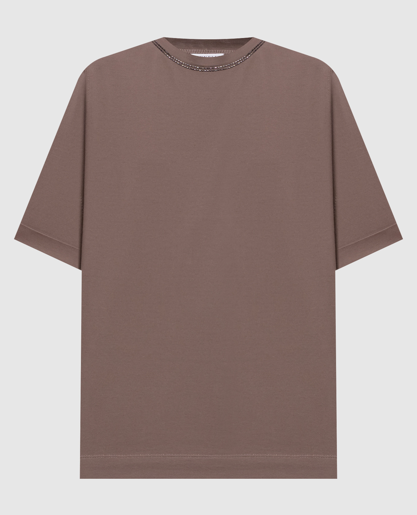 Коричневая футболка