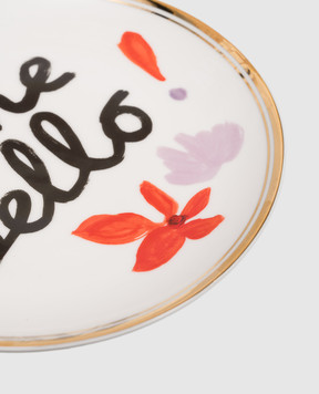 Bitossi Home Біла порцелянова тарілка для хліба What A Beautiful Dish FTB00272