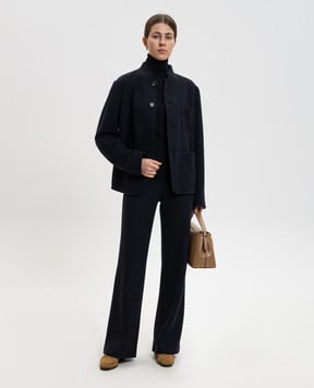 Loro Piana Чорний гольф Neo Piuma з кашеміру FAM9382sh