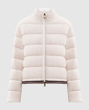 Moncler Пухова куртка кольору айворі L20939B00009N0005