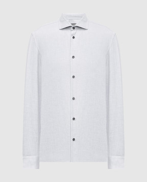 Peserico Блакитна сорочка з бавовни R56042D06656