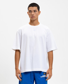 Off-White Біла футболка з принтом логотипа 44MAA120F5J00D