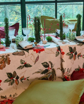 TESSITURA TOSCANA TELERIE Белое кухонное полотенце ETOILE PIGNA из льна NC250025020067