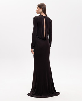 Tom Ford Коричнева сукня максі ABJ906FAX162