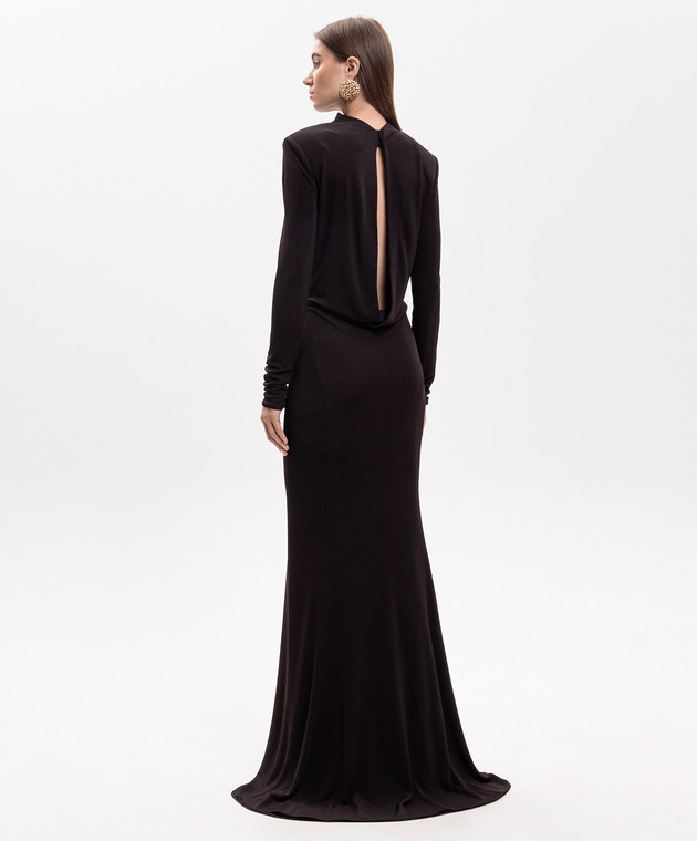 Tom Ford Коричнева сукня максі ABJ906FAX162 зображення 3
