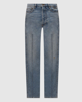 Rhude Синие джинсы с патчем RHPF26DP03012