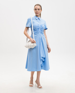 Alexander McQueen Блакитна сукня-сорочка 863958QAABT