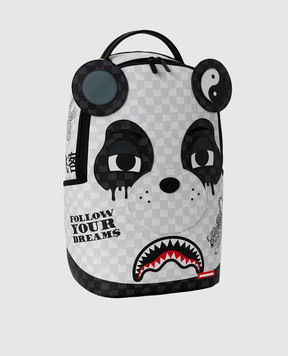 Sprayground Дитячий білий рюкзак PANDA PARTY SHARK 910B8468NSZ