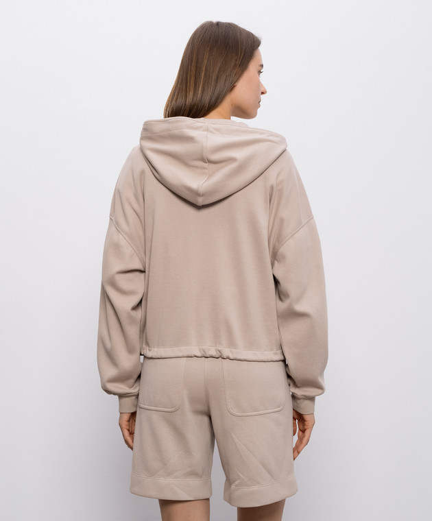 Brunello Cucinelli Бежевая спортивная куртка MG927VT406 изображение 4