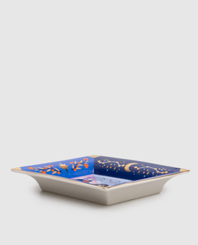 Bitossi Home Синя порцелянова тарілка для закусок L'Astrologia AST00021