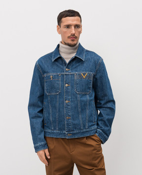 Valentino Синя джинсова куртка 8V3DC14FB6M