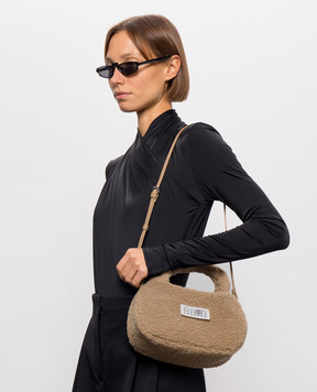 Maison Margiela MM6 Дитяча бежева сумка з патчем логотипа M61143MM09I