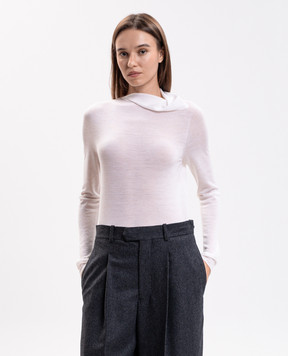 Carven Джемпер цвета айвори из шерсти 6262K21181