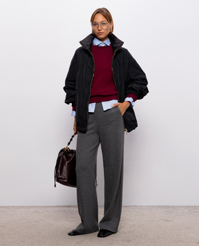 Max Mara Черная двухсторонняя куртка CLAUDIA MTCCLAUDIA