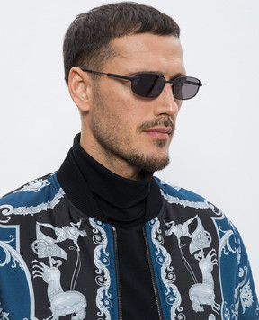 Jacquemus Черные очки с логотипом JAC121C3SUN