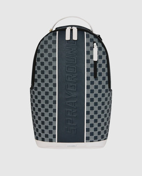 Sprayground Детский серый рюкзак OPTIX GRID 910B8737NSZ