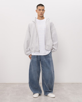 Alexander Wang Біла футболка з принтом логотипа UCC3261924m
