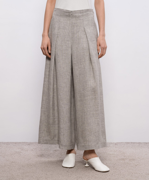 Intoca Серые палаццо из льна 261LIPTRW1105 изображение 3