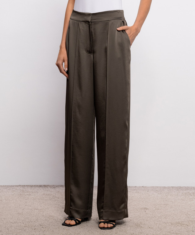 Simkhai Зеленые штаны Kyra Wide Leg 4264031Q изображение 3