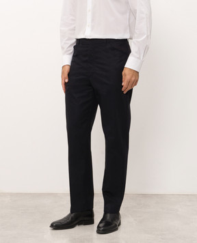 Thom Browne Темно-сині штани MTU362UF1222
