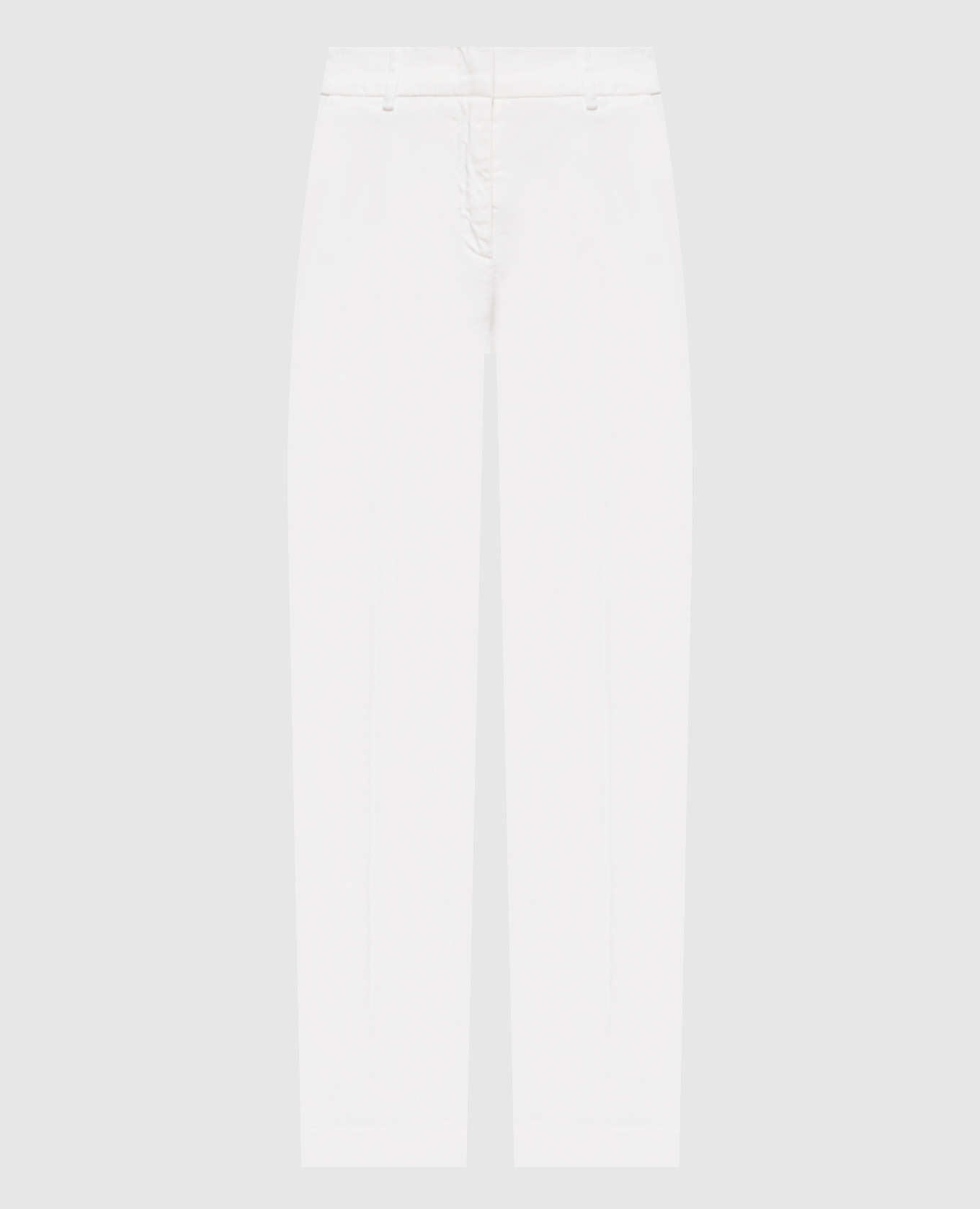 

Белые брюки, Белый, Зауженные брюки