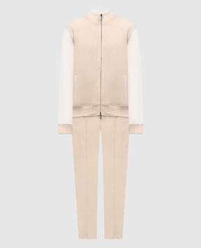 CAPOBIANCO Бежевый спортивный костюм с гравировкой логотипа 20M458MG00C20M707MG00