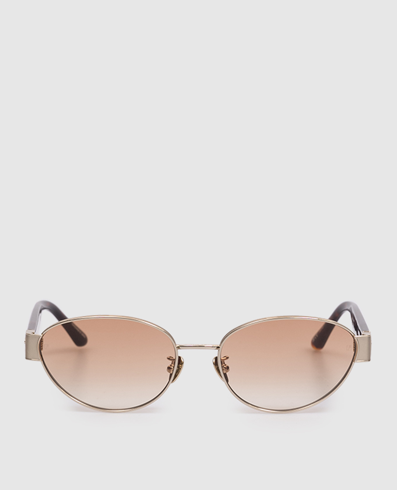 

Коричневые солнцезащитные очки Sheri с позолотой, Коричневый, Солнцезащитные очки