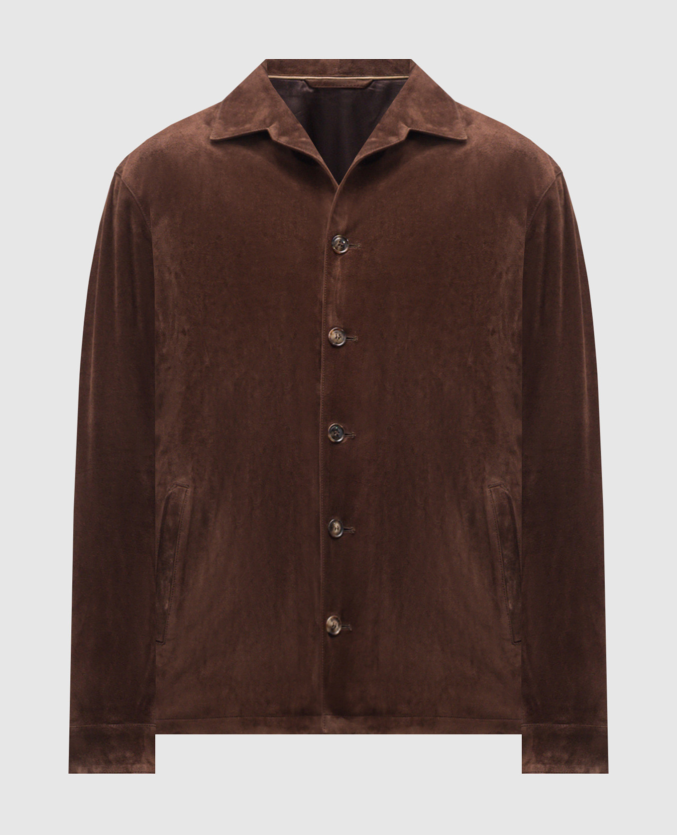 

Коричневая замшевая куртка, Коричневый, Кожаные куртки