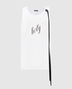 Ann Demeulemeester Белая майка Seva B0012393FA045