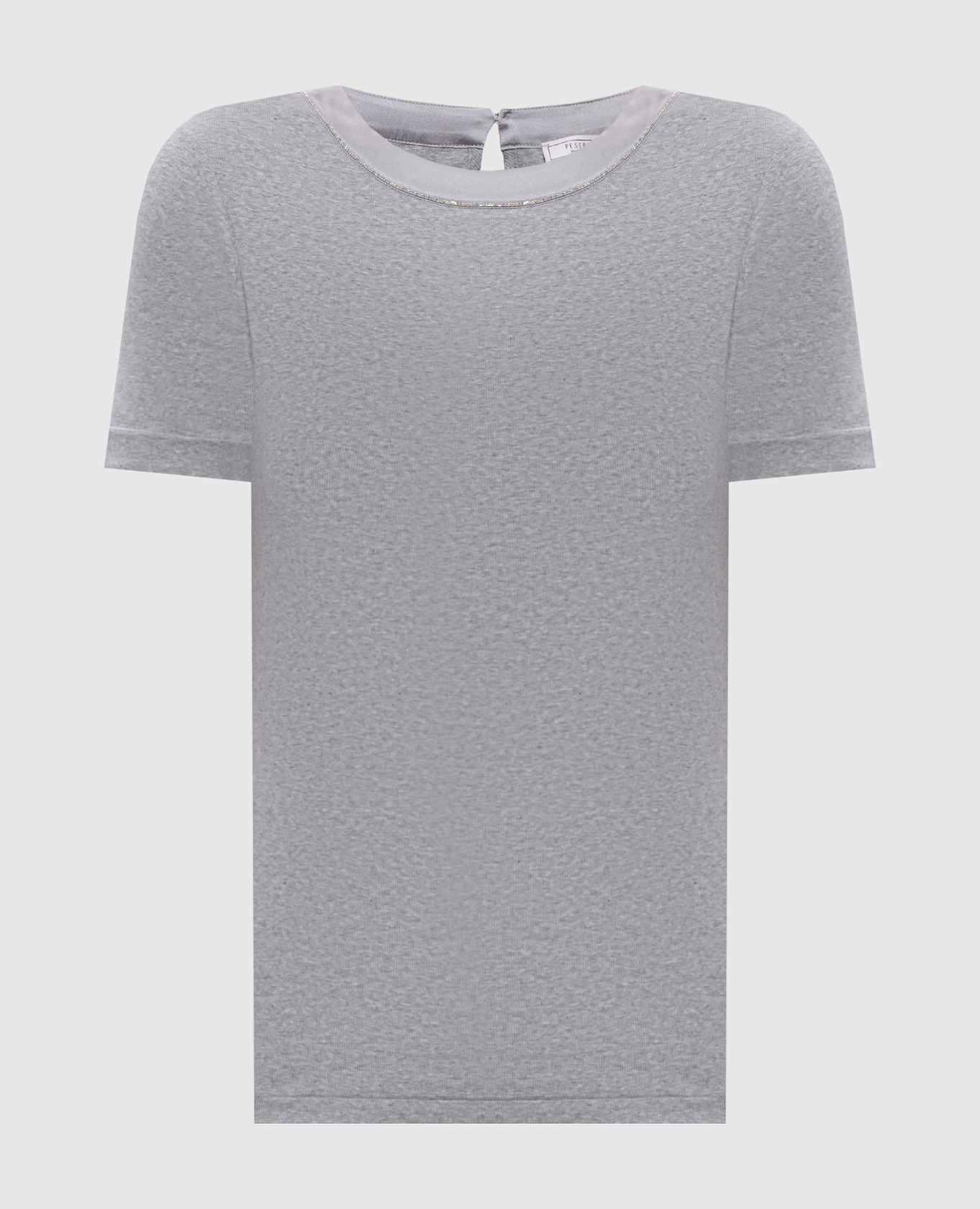 Серая футболка с цепью мониль