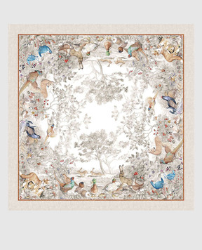 TESSITURA TOSCANA TELERIE Сіра скатертина NORMA з льону NT190097020067