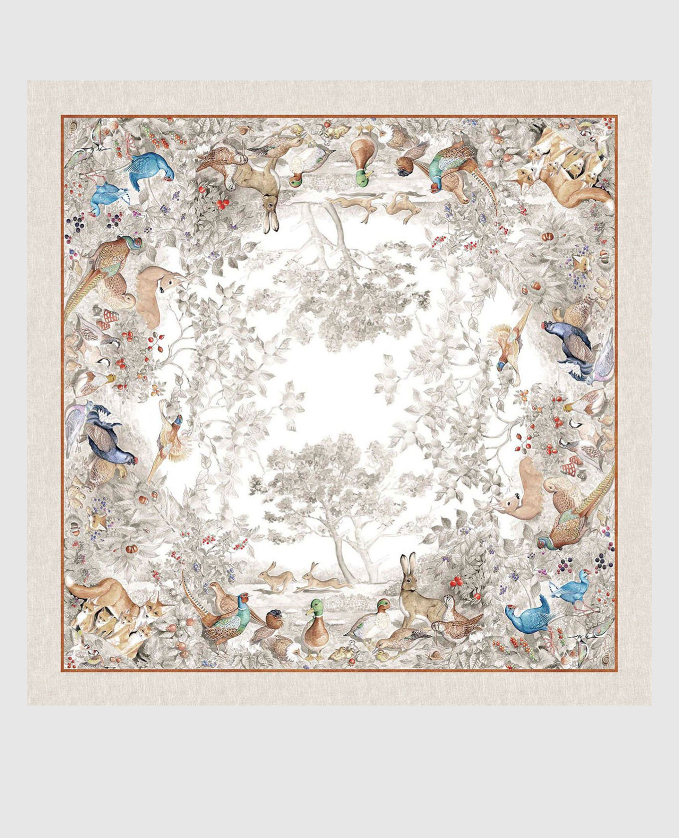 

Серая скатерть NORMA из льна, Серый, Скатерти