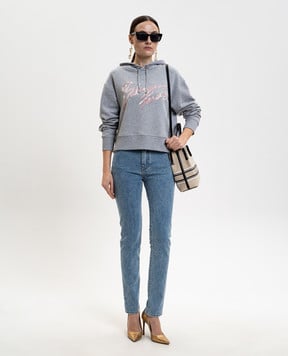 Balmain Блакитні джинси скіні GF1MF066DG11