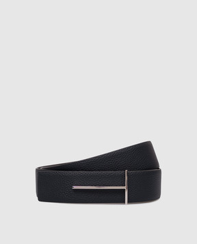 Tom Ford Синій шкіряний двосторонній ремінь TB331LCL236S